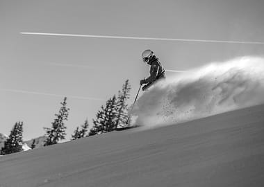 Skier in Powder