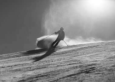 Skier in Motion