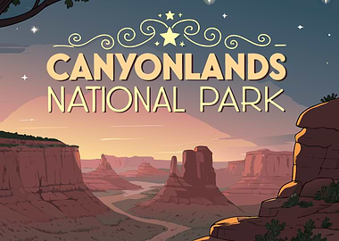 Canyonlands National Park Illustration