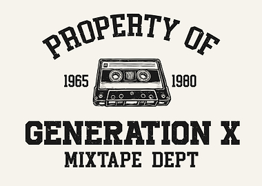 Generation X Mixtape Dept