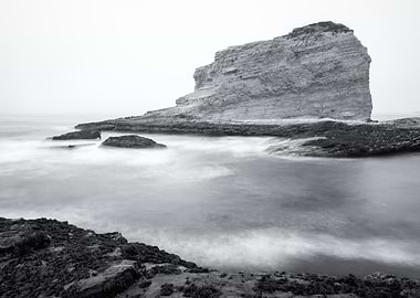 Sea Stack and Fog