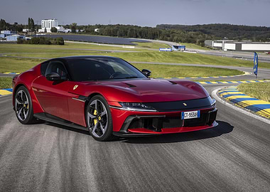 Ferrari Purosangue on Track