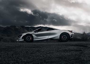 Silver McLaren 765LT Spider