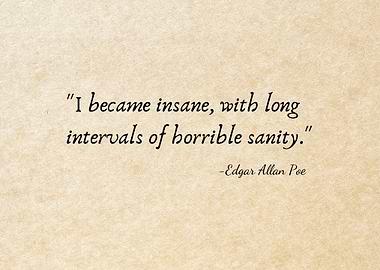 Edgar Allan Poe Quote