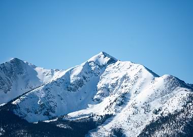 Snowy Mountain Peak
