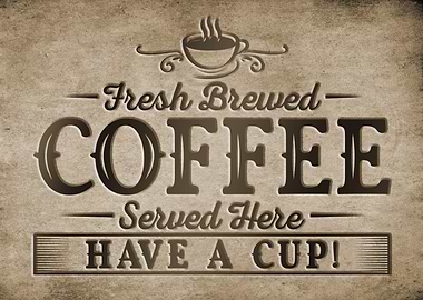 Vintage Coffee fresh brewed