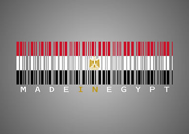 Egypt Barcode Flag