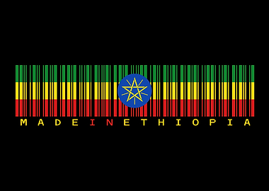 Ethiopian Flag Barcode