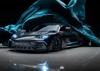 Black Sports Car Reveal