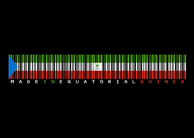 Equatorial Guinea Barcode Flag