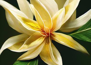 Golden Flower Close-Up