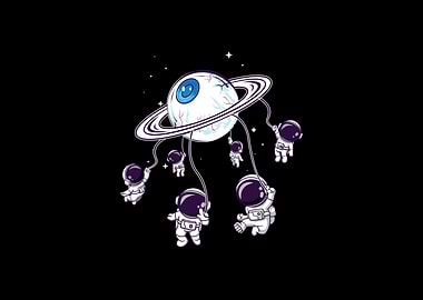 Astronauts & Eye Planet