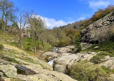 gorges de colombiere france waterfall