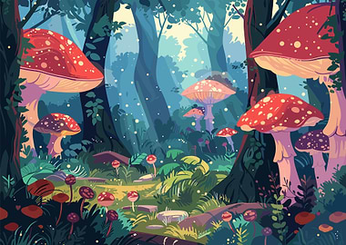 Enchanted Forest Mushrooms