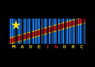 DRC Flag Barcode