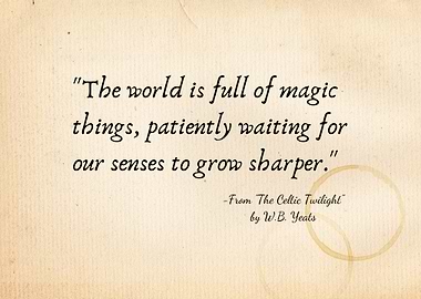 Magic Things Quote