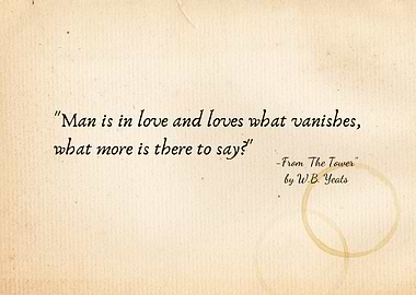 W.B. Yeats Quote