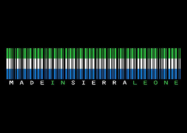 Sierra Leone Barcode Flag