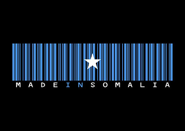 Somalia Barcode Flag