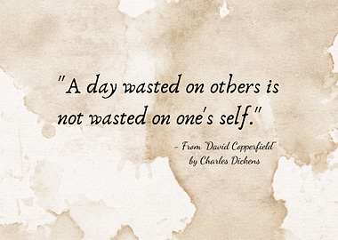 Quote from David Copperfield