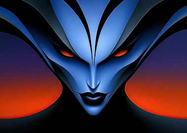 Alien Queen Portrait