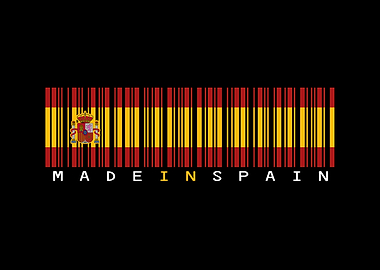 Spain Barcode Flag