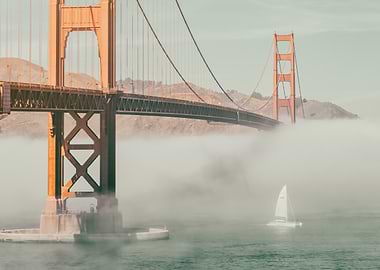 Golden Gate Bridge in Fog