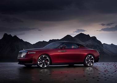 Red Convertible Luxury Car