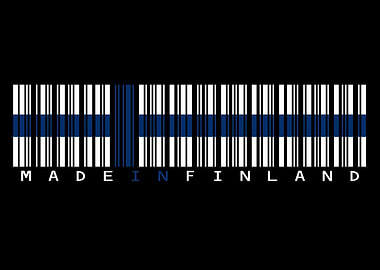 Finland Barcode Flag