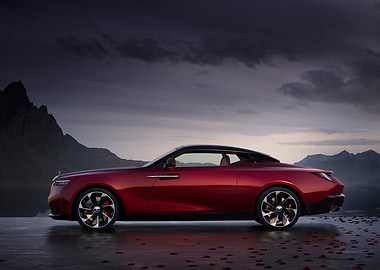 Red Convertible Luxury Car