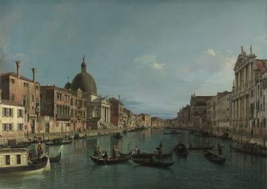 The Grand Canal with San Simeone Piccolo