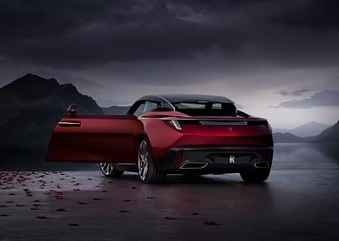 Red Luxury Convertible