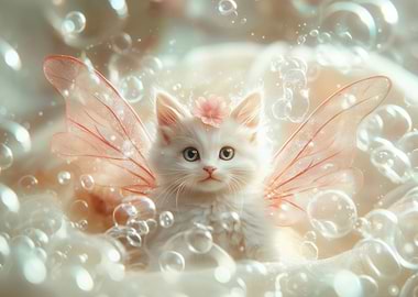 Fairy Cat with Wings