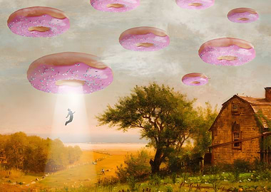 Donut UFO Abduction
