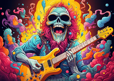 Skeleton Guitarist