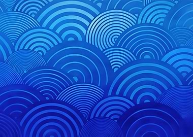 Blue Circle Pattern
