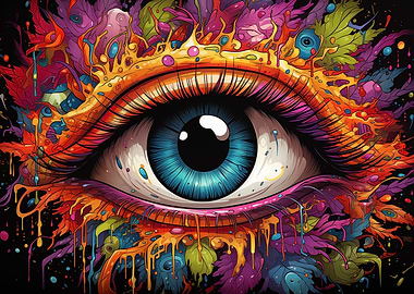 Psychedelic Eye Art