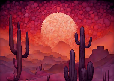 Desert Sunset Mars