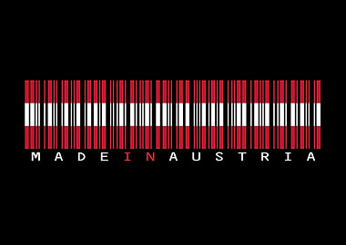 Austria Barcode Flag