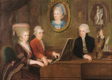 Mozart Family Portrait