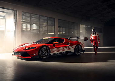 Ferrari 499P Race Car