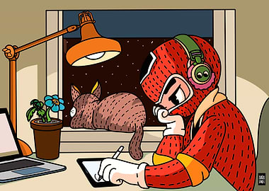 STUDYING WORKING FROM HOME