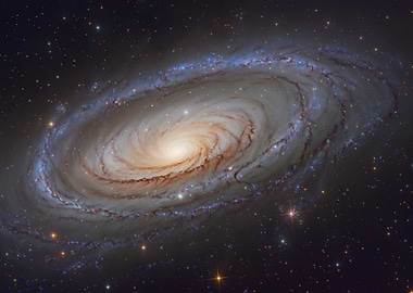 Spiral Galaxy in Space