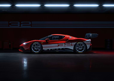 Ferrari 499P Race Car