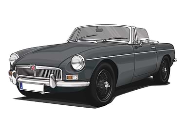 MG MGB Cabriolet Grey