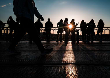 Silhouettes at Sunset