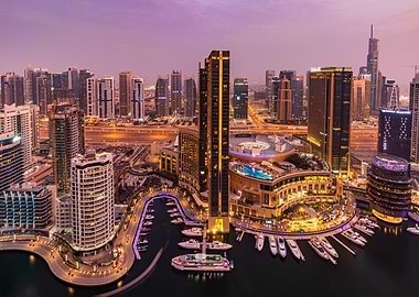 Dubai Marina Skyline