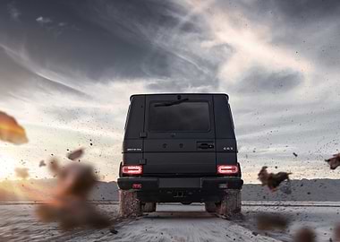 Black Mercedes G-Wagon