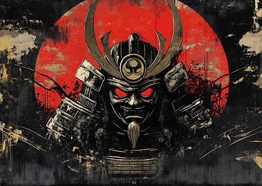 Samurai Warrior Art Print