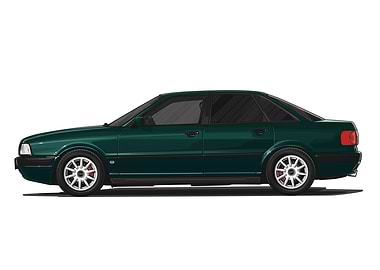 Audi 80 B4 Green Side